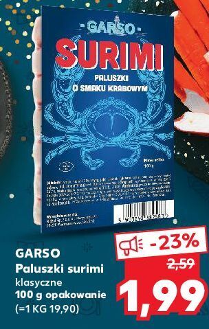 Kaufland Paluszki surimi garso oferta