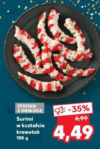 Kaufland Surimi w kształcie krewetek oferta