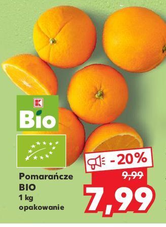 Kaufland Pomarańcze bio oferta