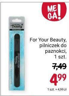 Rossmann Pilniczek do paznokci for your beauty oferta