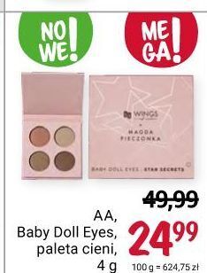 Rossmann Paleta cieni baby doll eyes aa wings of color star secrets oferta