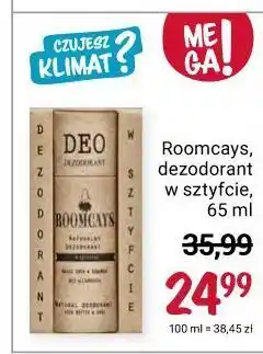 Rossmann Dezodorant naturalny roomcays oferta