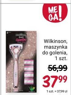 Rossmann Maszynka do golenia + 4 wkłady wilkinson quattro for women oferta