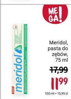 Rossmann Pasta do zębów ochrona dziąseł meridol oferta