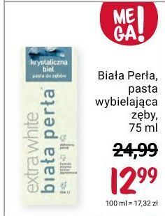 Rossmann Pasta do zębów krystaliczna biel biała perła extra white oferta