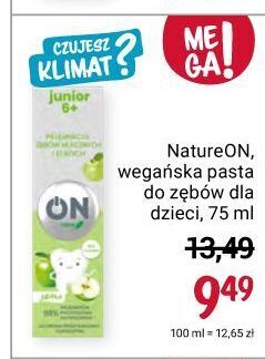 Wegańska pasta do zębów jabłko i mięta 6+ nature on