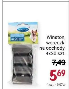 Rossmann Woreczki na psie odchody winston oferta