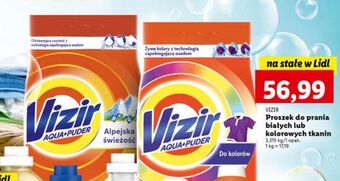Lidl Proszek do prania kolor vizir aqua puder oferta