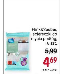 Rossmann Ściereczki nasączone do mycia podłóg wiosna flink & sauber oferta