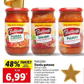 Lidl Fasolka po bretońsku z kiełbasą i boczkiem pudliszki oferta