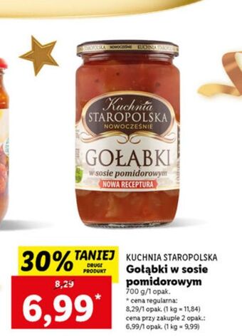 Lidl Gołąbki w sosie pomidorowym kuchnia staropolska oferta