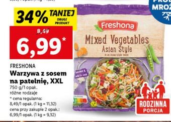 Lidl Warzywa na patelnię po azjatycku freshona oferta