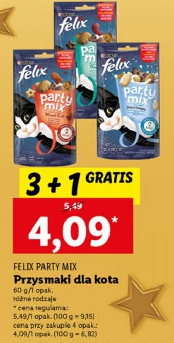 Lidl Karma dla kotów ocean mix purina felix party mix oferta