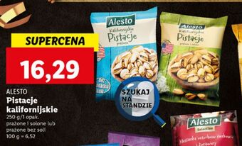 Lidl Pistacje kalifornijskie alesto oferta