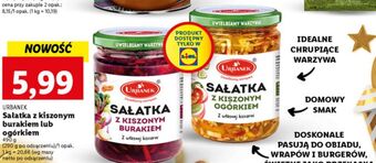Lidl Sałatka z kiszonym ogórkiem urbanek oferta