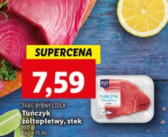 Lidl Tuńczyk żółtopłetwy targ rybny lidla oferta