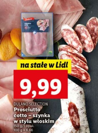 Lidl Prosciutto cotto dulano oferta