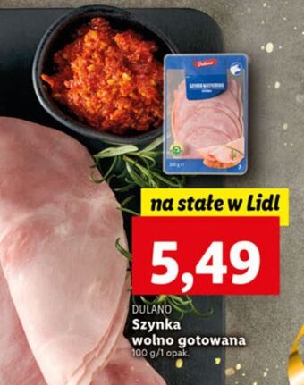 Lidl Szynka wieprzowa dulano oferta
