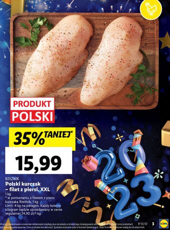 Lidl Filet z piersi kurczaka rzeźnik codzienna dostawa oferta