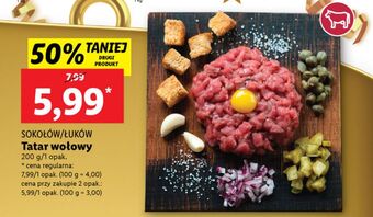 Lidl Tatar wołowy sokołów oferta