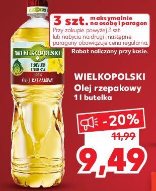 Kaufland Olej rzepakowy wielkopolski palmar oferta