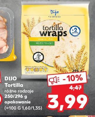 Kaufland Tortilla pszenna dijo oferta