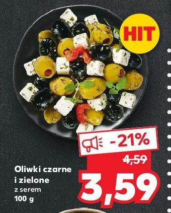 Kaufland Oliwki czarne z serem feta oferta