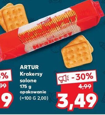 Kaufland Krakersy solone mix artur oferta