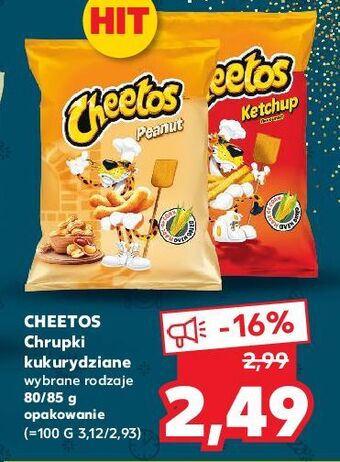 Kaufland Chrupki peanut cheetos oferta