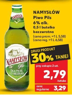 Kaufland Piwo namysłów pils oferta