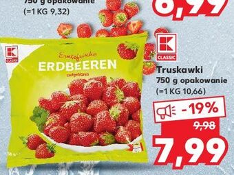 Kaufland Truskawki mrożone k-classic oferta