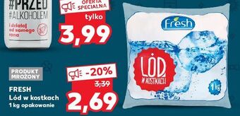 Kaufland Lód w kostkach fresh oferta