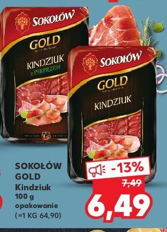Kaufland Kindziuk z pieprzem sokołów gold oferta