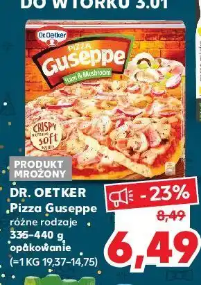 Kaufland Pizza z szynką i pieczarkami dr. oetker guseppe oferta