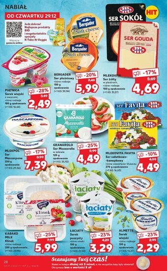 Kaufland Ser sokół mlekovita oferta