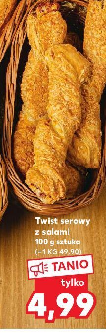 Kaufland Twist serowy z salami oferta