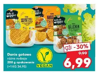 Kaufland Sznycle wegańskie k-take it veggie oferta