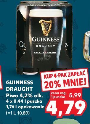 Kaufland Piwo guinness draught oferta