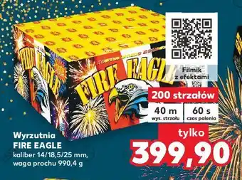 Kaufland Wyrzutnia fire eagle 375 strzałów hestia oferta