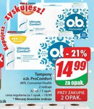 Dino Tampony ultimate comfort super o.b. procomfort oferta