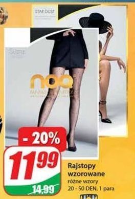 Rajstopy we wzory 20 den noq