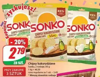 Dino Chipsy kukurydziane solone sonko oferta