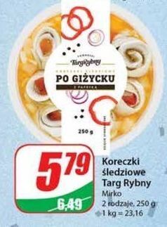Dino Koreczki śledziowe po giżycku pomorski targ rybny oferta