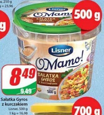 Dino Sałatka gyros z kurczakiem lisner o mamo! oferta