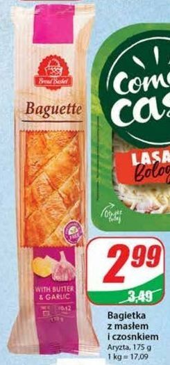 Dino Bagietka z masłem czosnkowym bread basket oferta