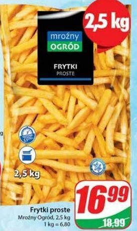 Dino Frytki proste mroźny ogród oferta
