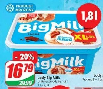 Dino Lody choco algida big milk oferta