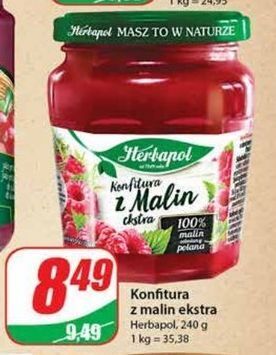 Dino Konfitura z malin herbapol oferta
