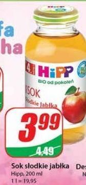 Dino Sok słodkie jabłka hipp oferta