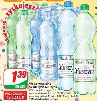 Dino Woda gazowana muszyna skarb życia oferta